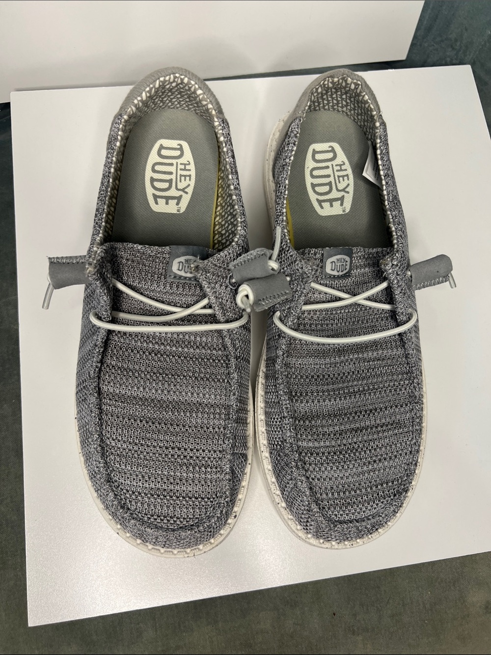 HeyDude Shoes - The Wendy - Gray Size W9